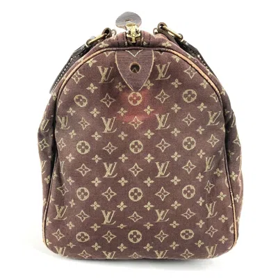 Pre-owned Louis Vuitton Brown Monogram Mini Lin Boston Bag Handbag ()