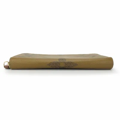 Pre-owned Louis Vuitton Brown Monogram Reverse Long Wallet (bi-fold) ()