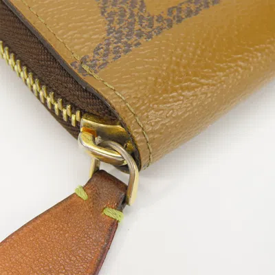Pre-owned Louis Vuitton Brown Monogram Reverse Long Wallet (bi-fold) ()