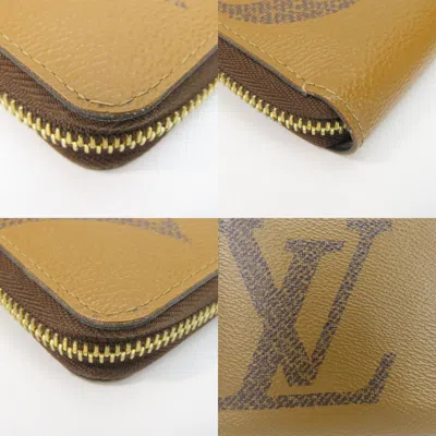 Pre-owned Louis Vuitton Brown Monogram Reverse Long Wallet (bi-fold) ()