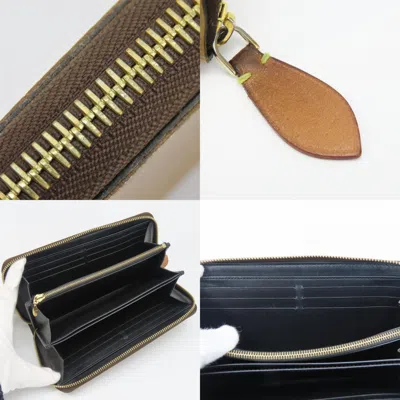 Pre-owned Louis Vuitton Brown Monogram Reverse Long Wallet (bi-fold) ()