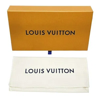 Pre-owned Louis Vuitton Cream Long Wallet (bi-fold) ()