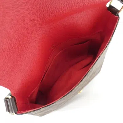 Pre-owned Louis Vuitton Damier Canvas Ebene Coated Canvas Shoulder Bag ()