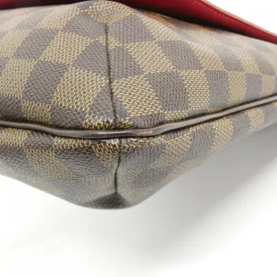 Pre-owned Louis Vuitton Damier Canvas Ebene Coated Canvas Shoulder Bag ()