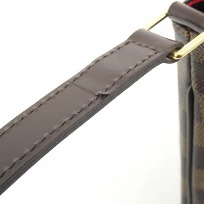 Pre-owned Louis Vuitton Damier Canvas Ebene Coated Canvas Shoulder Bag ()