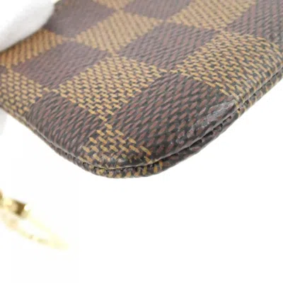 Pre-owned Louis Vuitton Damier Ebene Coated Canvas Coin Purse/coin Case () In Brown
