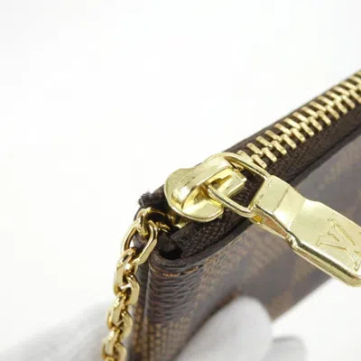 Pre-owned Louis Vuitton Damier Ebene Coated Canvas Coin Purse/coin Case () In Brown