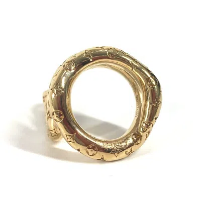 Pre-owned Louis Vuitton Gold Metal Band Ring ()