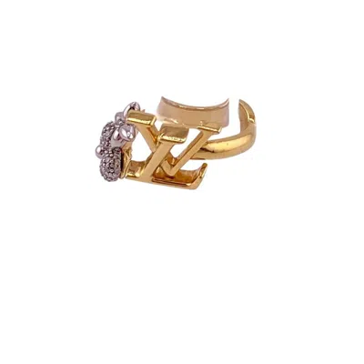 Pre-owned Louis Vuitton Gold Plating Band Ring ()