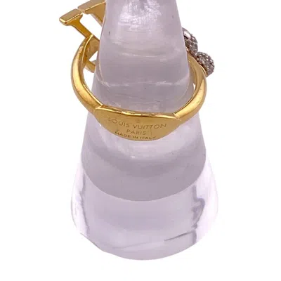 Pre-owned Louis Vuitton Gold Plating Band Ring ()