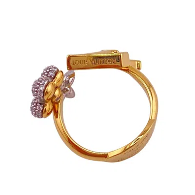 Pre-owned Louis Vuitton Gold Plating Band Ring ()