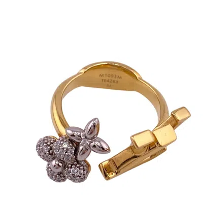 Pre-owned Louis Vuitton Gold Plating Band Ring ()