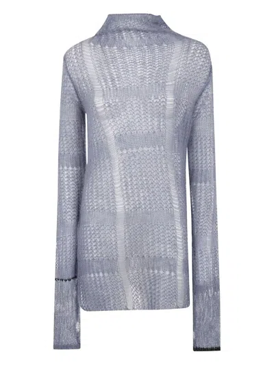 Y's Open-knit Long Sleeved Sweater