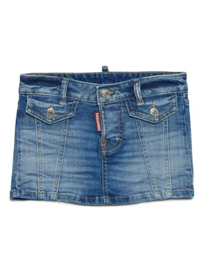 Dsquared2 D2g104f Skirt In Blue
