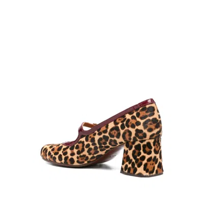Chie Mihara 60mm Leopard-print Block-heel Pumps