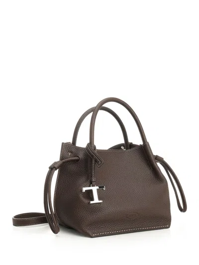 Tod's Buz Sacca Piccola Handbags Brown
