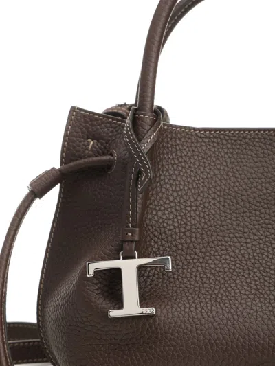 Tod's Buz Sacca Piccola Handbags Brown
