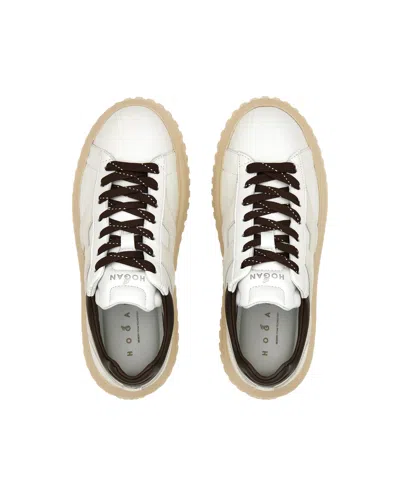 Hogan H-stripes Nappa Leather Sneakers Shoes