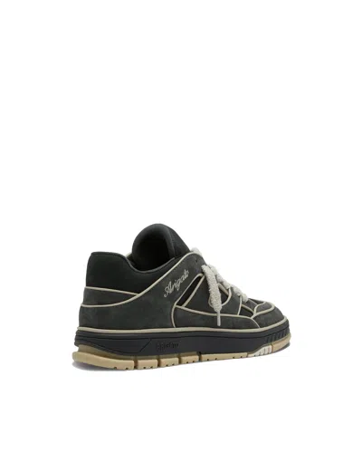 Axel Arigato Area Lo Sneaker Sneakers In Black Suede In Multi