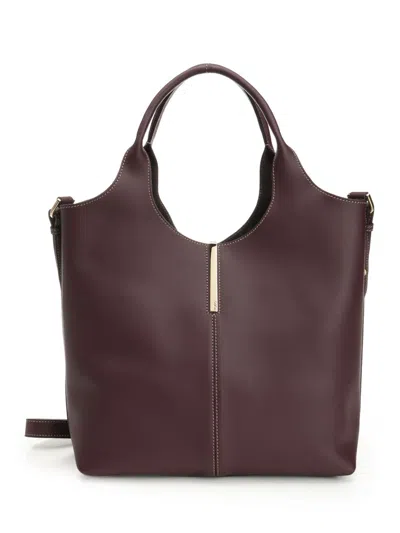 Tod's Ebr Due Manici Piccola Handbags Brown