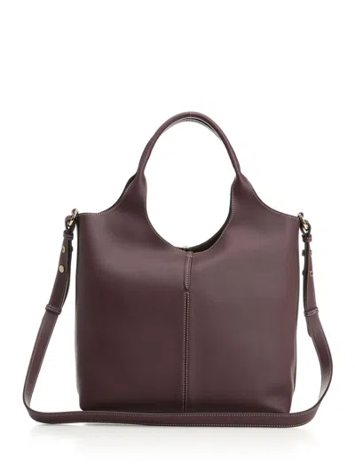 Tod's Ebr Due Manici Piccola Handbags Brown