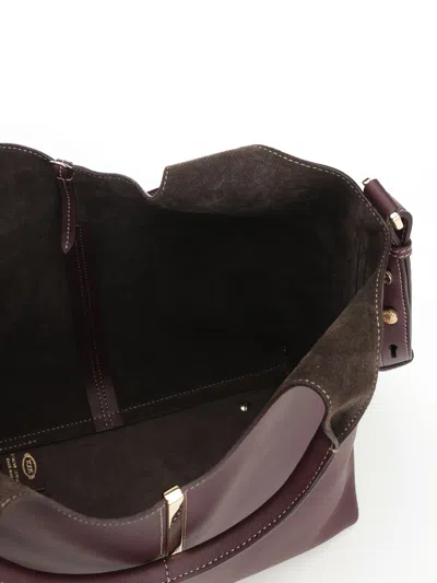 Tod's Ebr Due Manici Piccola Handbags Brown