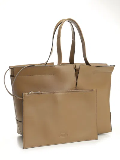 Tod's Dbm Shopping Medio-piccola Handbags Green