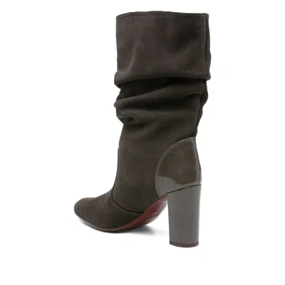 Chie Mihara Gray Shoes In Brown