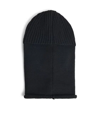 C.p. Company Wool Balaclava Featuring Integrated Goggles In Black