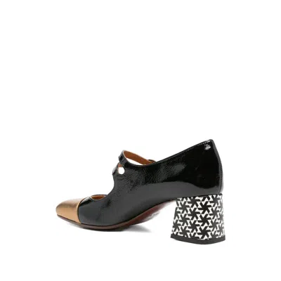 Chie Mihara 55mm Geometric-block Heel Pumps In Black