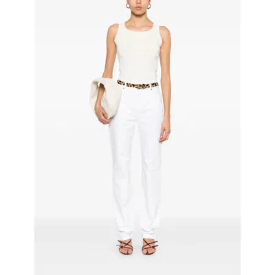 Max Mara Knitted Tank Top In White