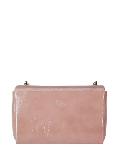 Christian Louboutin Loubi54 Soft Pouch Patent Vog In Pink