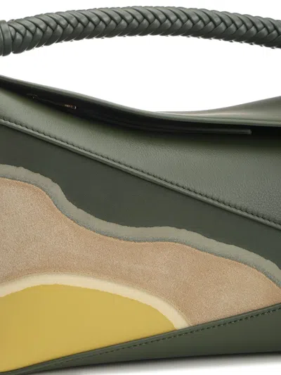 Loewe Small Leather Puzzle Edge Landscape Top-handle Bag