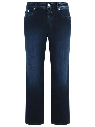 Closed Milo Midnight Blue Cotton Jeans In Blue
