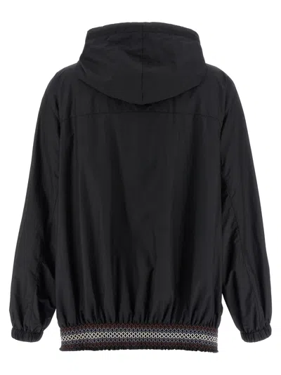 Moncler 'weekend' Hooded Jacket With Elastic Details