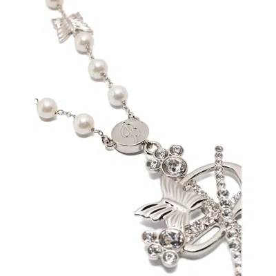 Blumarine Silver Bracelets In Metallic