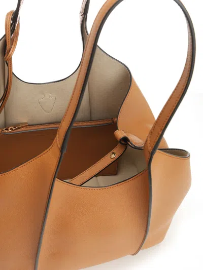 Tod's Tsb Shopping Pend. T Piccola Shoulder Bags Brown