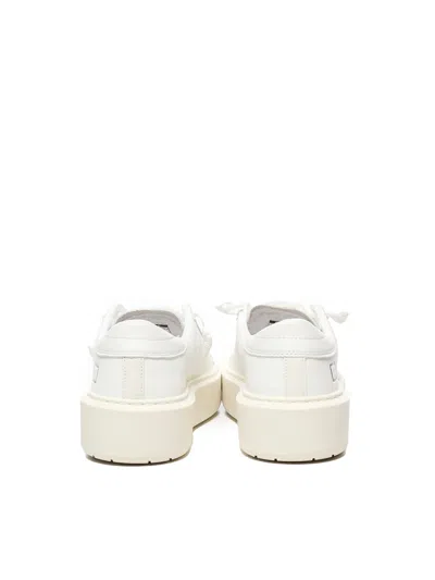 Date D.a.t.e. Hill Low White Platform Sneaker