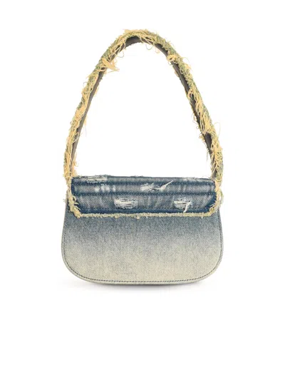 Diesel '1 Dr' Light Blue Denim Bag