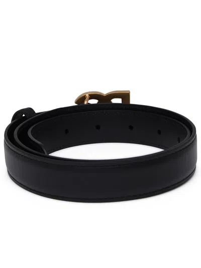 Dolce & Gabbana Black Lear Belt