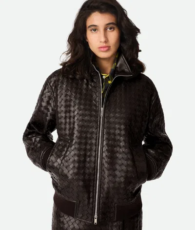 Bottega Veneta Intrecciato Leather Blouson
