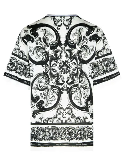 Dolce & Gabbana Maiolica T-shirt In Black