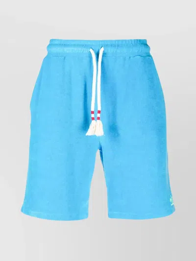 Mc2 Saint Barth Randle Sponge Bermuda Shorts In Blue