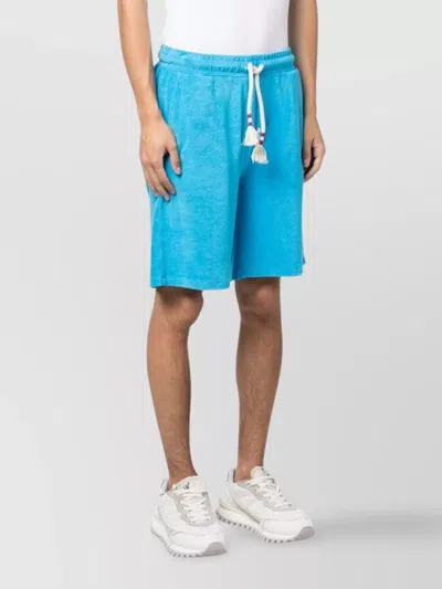 Mc2 Saint Barth Randle Sponge Bermuda Shorts In Blue