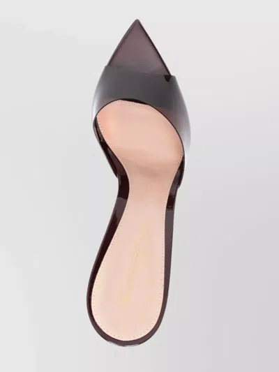 Gianvito Rossi Clear 85 Plexi Pointed Stiletto Pumps
