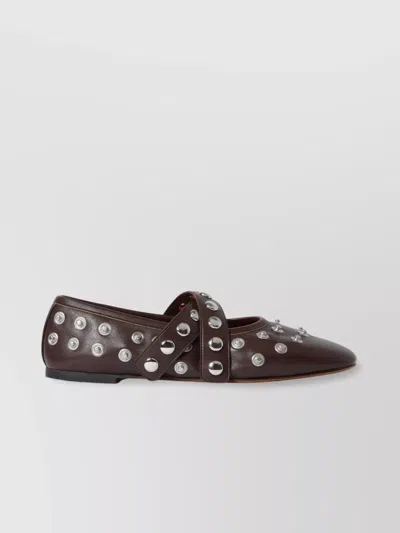 Stella Mccartney Ryder Popper-studded Ballet Flats
