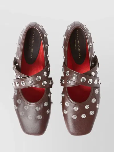 Stella Mccartney Ryder Popper-studded Ballet Flats