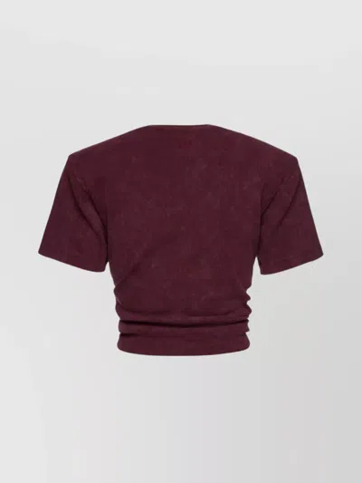 Magda Butrym Front Knot Cropped Tank Top