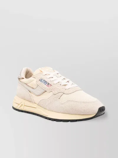 Autry Windreel Leather Nylon Suede Sneakers