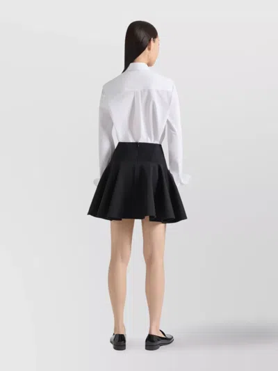Givenchy Logo Shirt With Pointed Collar And Long Sleeves In White